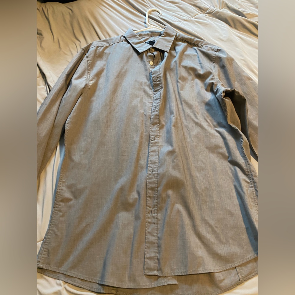 H&M Light Gray Shirt Jacket
